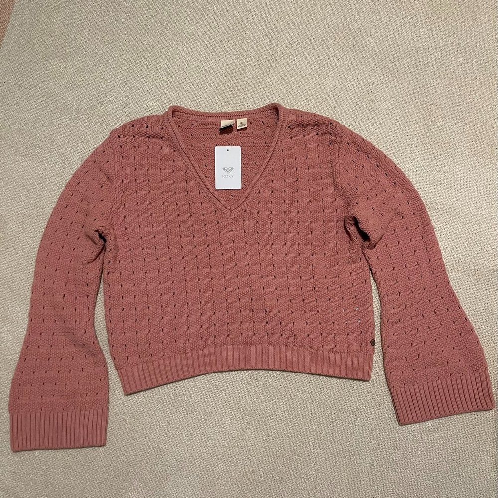 Roxy Do You Good V-Neck Sweater for Women - Small